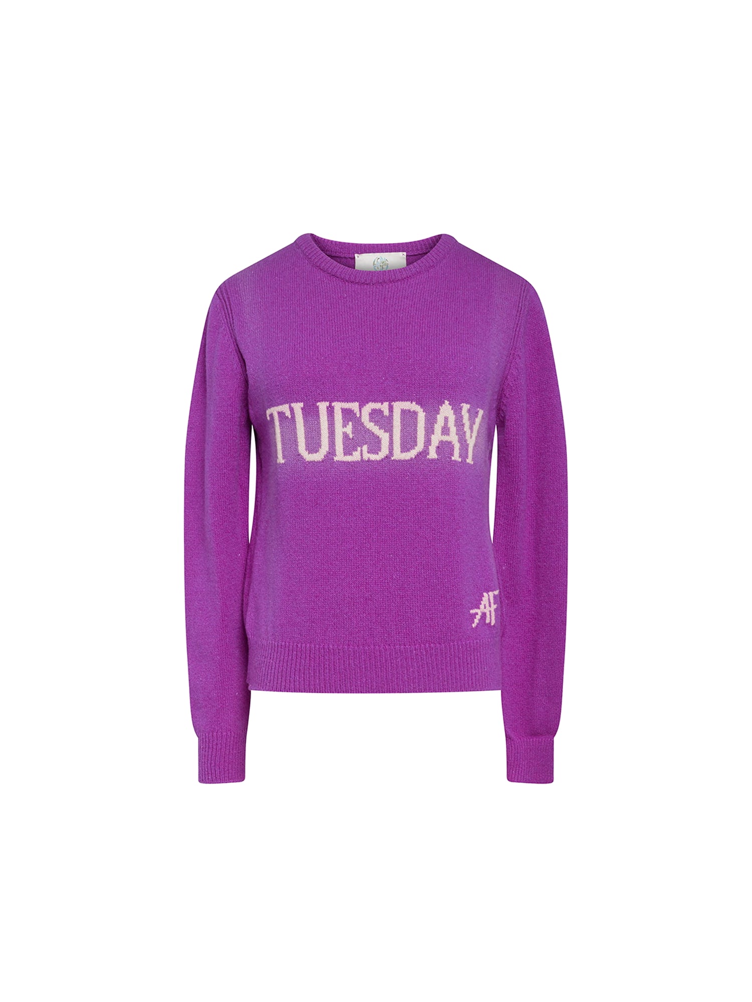 Pull A.Ferretti Tuesday en cachemire - Violet