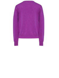Pull A.Ferretti Tuesday en cachemire - Violet