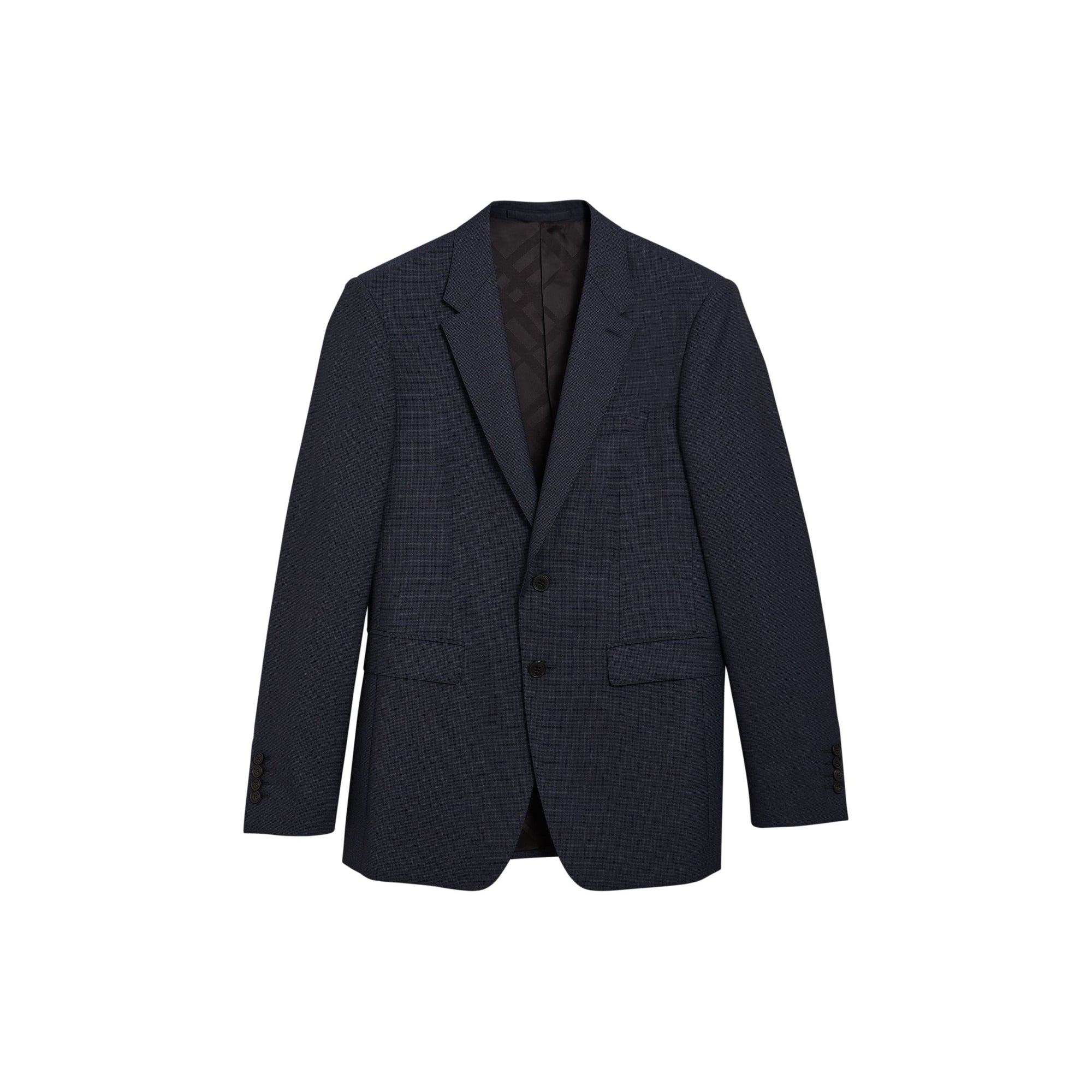 Costume de coupe moderne en laine - Marine