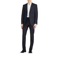 Costume de coupe moderne en laine - Marine
