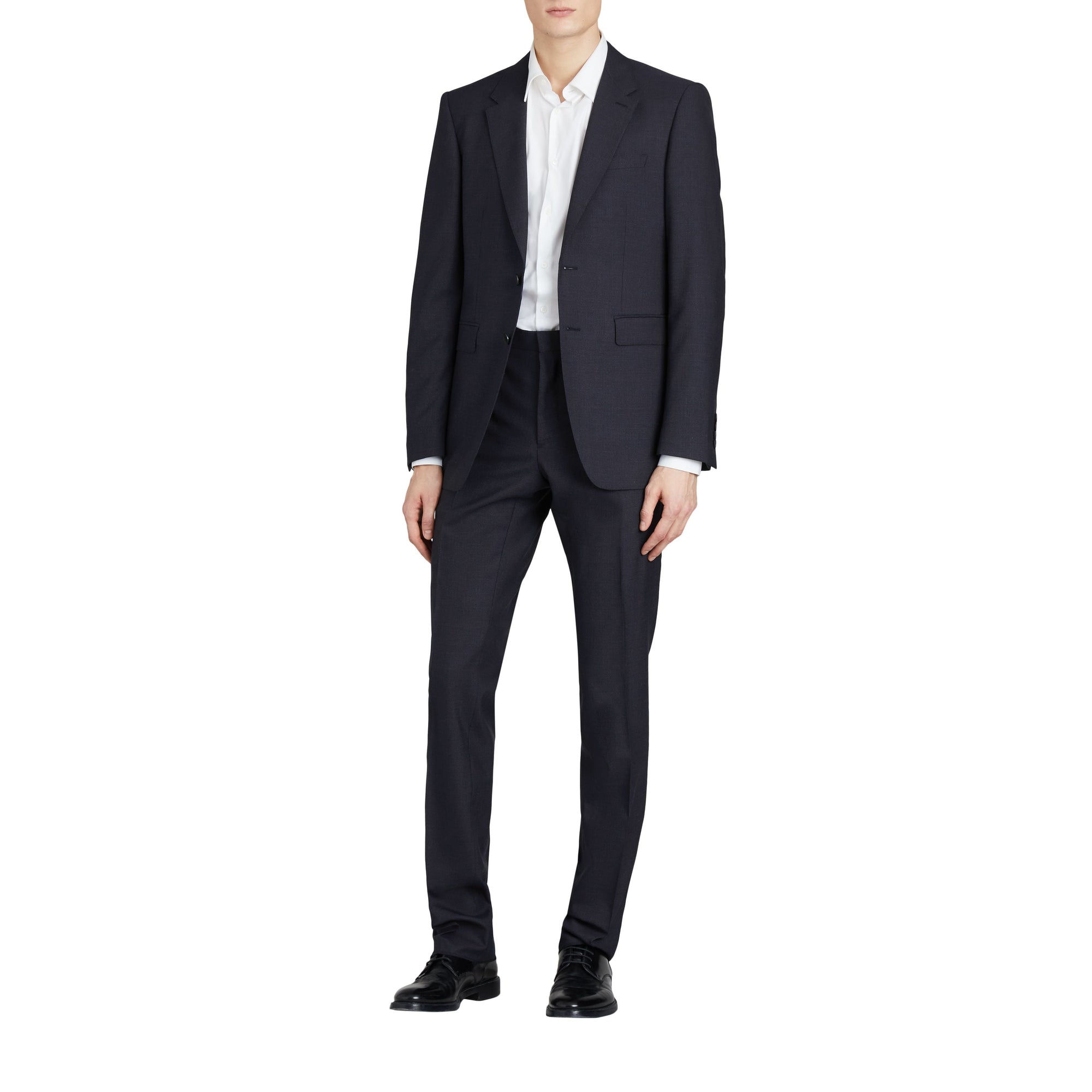 Costume de coupe moderne en laine - Marine