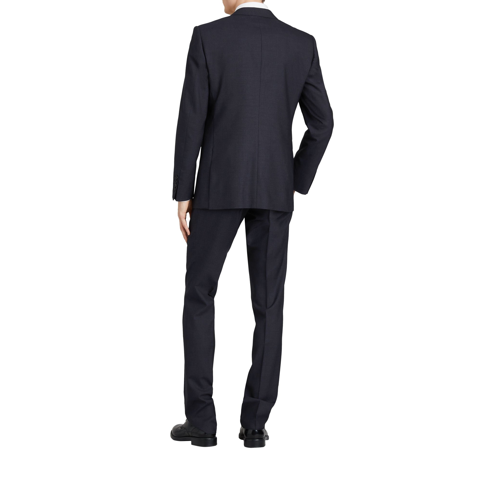 Costume de coupe moderne en laine - Marine