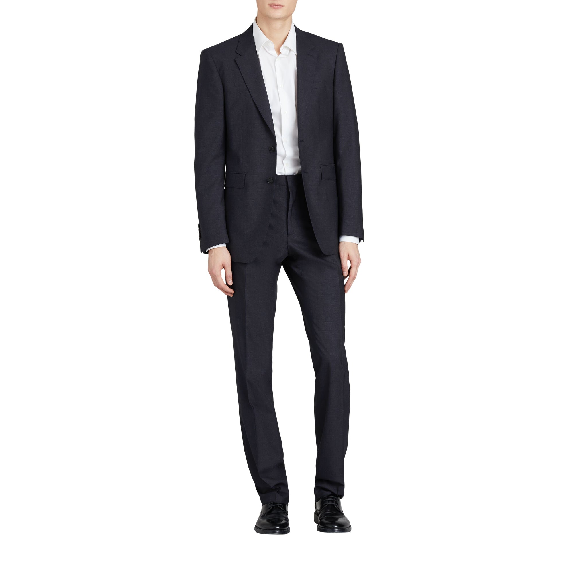 Costume de coupe moderne en laine - Marine