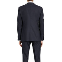 Costume de coupe moderne en laine - Marine