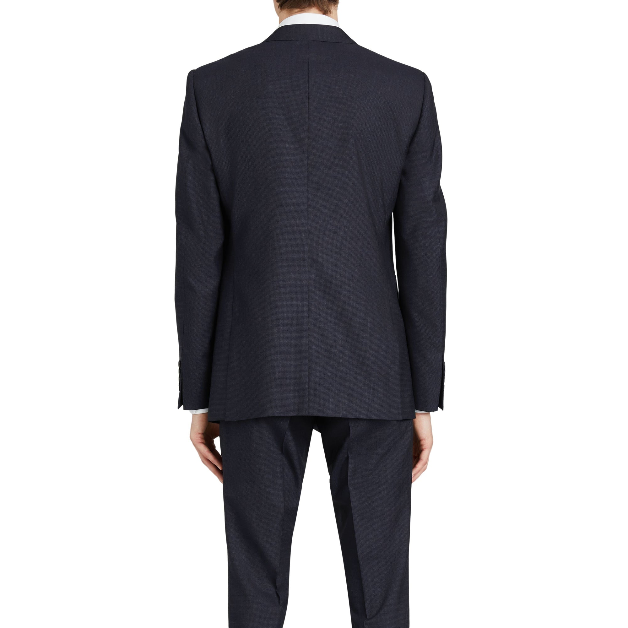 Costume de coupe moderne en laine - Marine