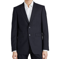 Costume de coupe moderne en laine - Marine