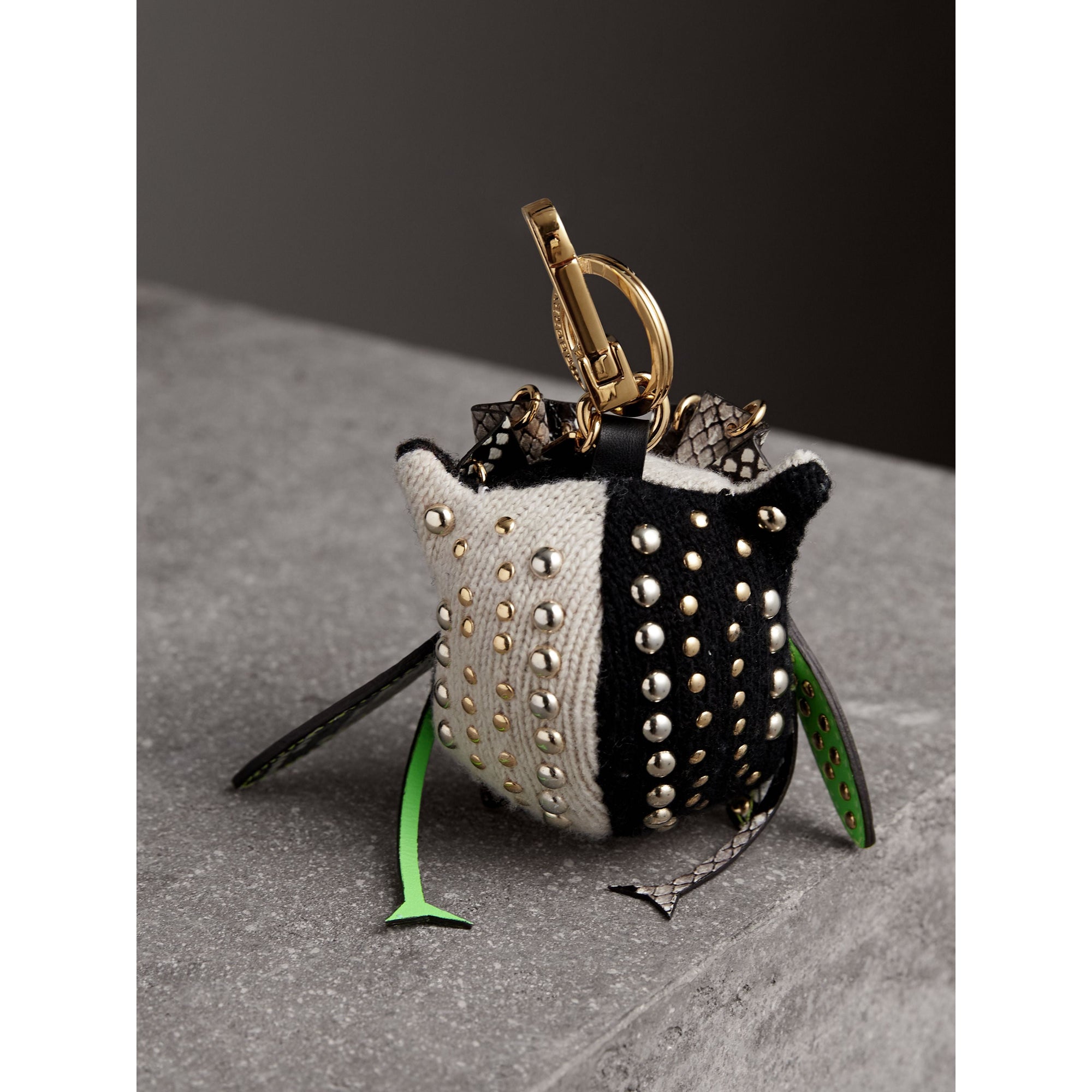 STONE MULTI Bijou porte-clés en laine Mavis la Chouette