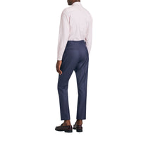 BURGUNDY Chemise slim en popeline de coton rayée
