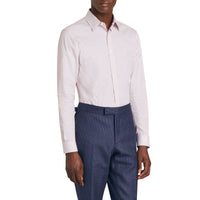 BURGUNDY Chemise slim en popeline de coton rayée