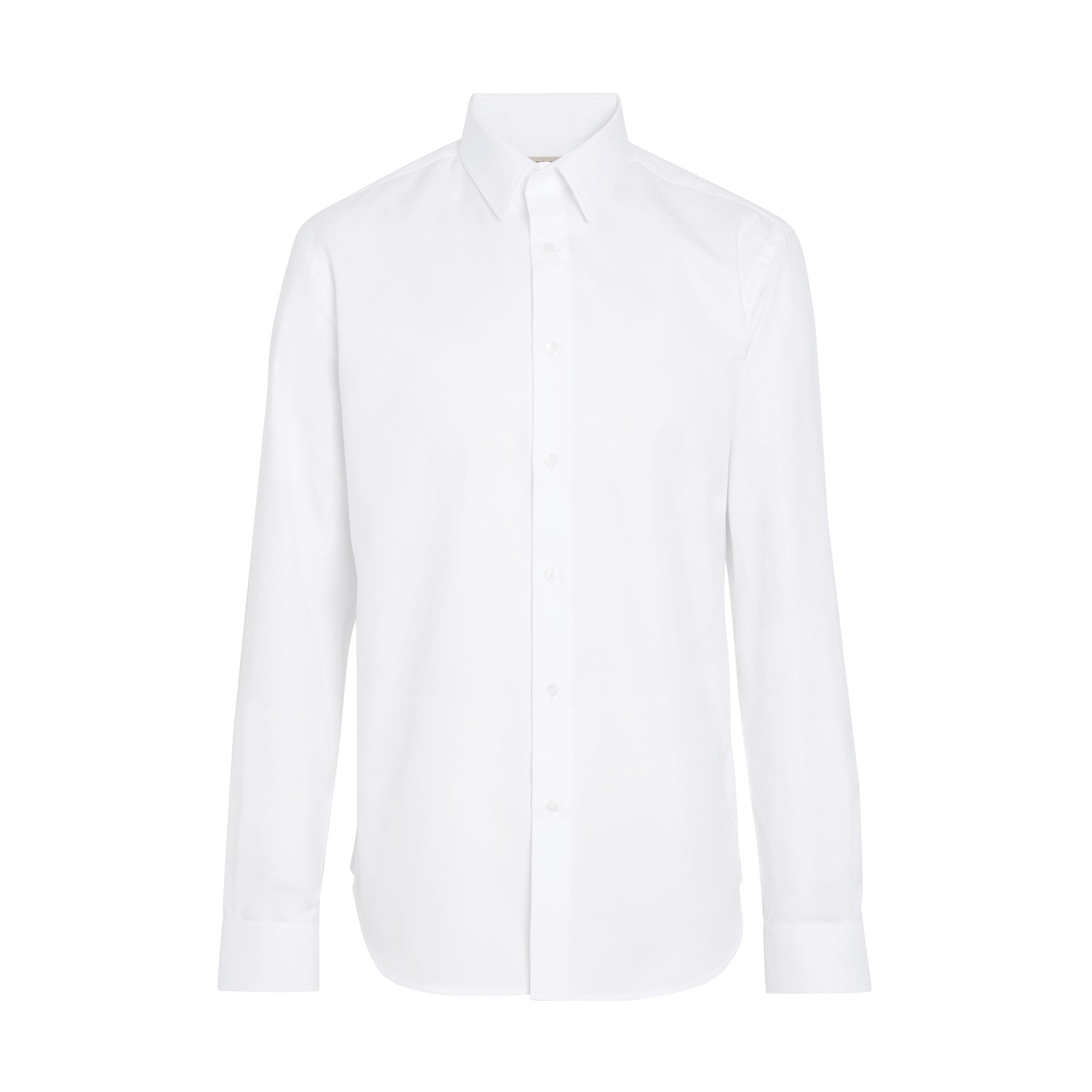 WHITE Chemise moderne en coton