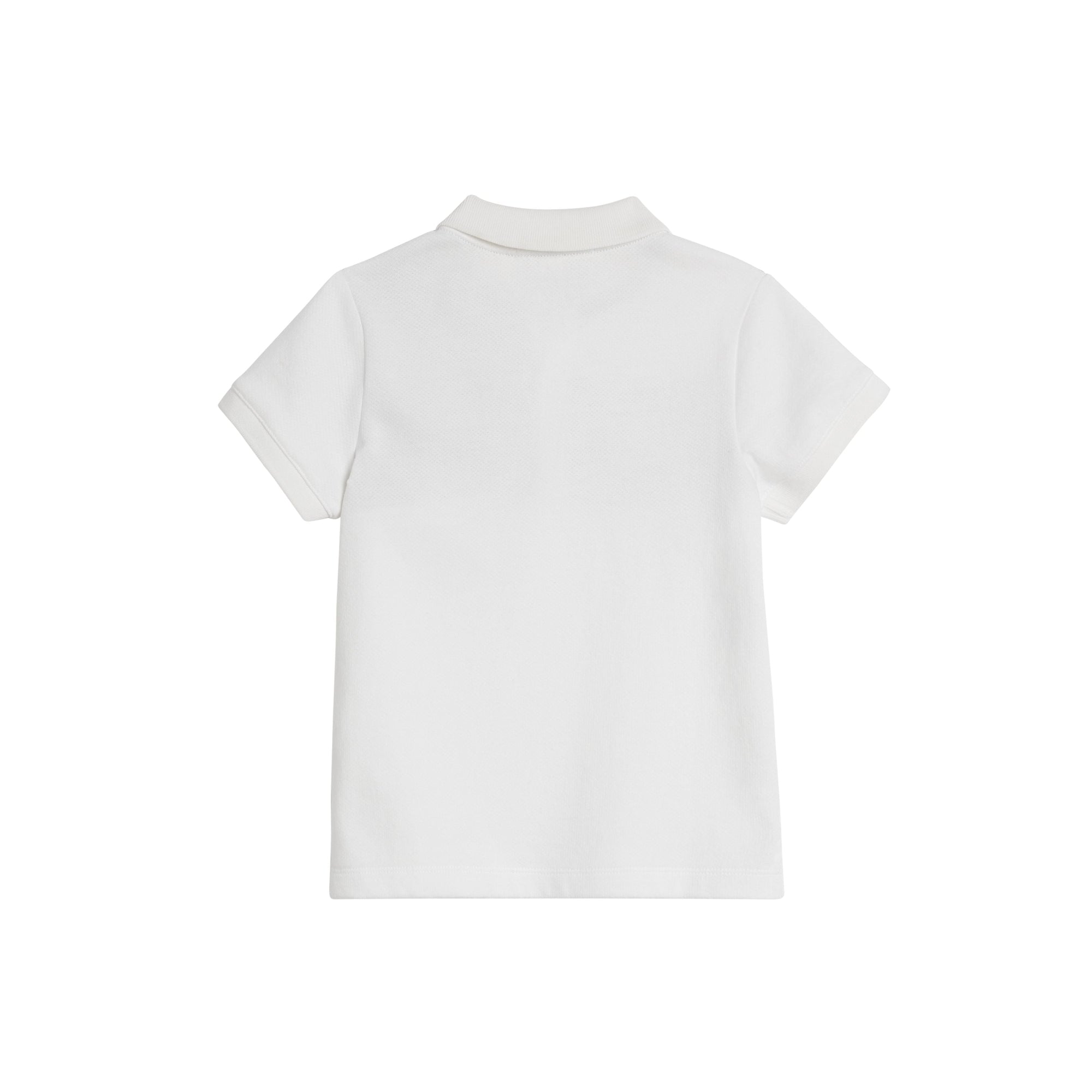 WHITE Polo en coton à empiècement Vintage check