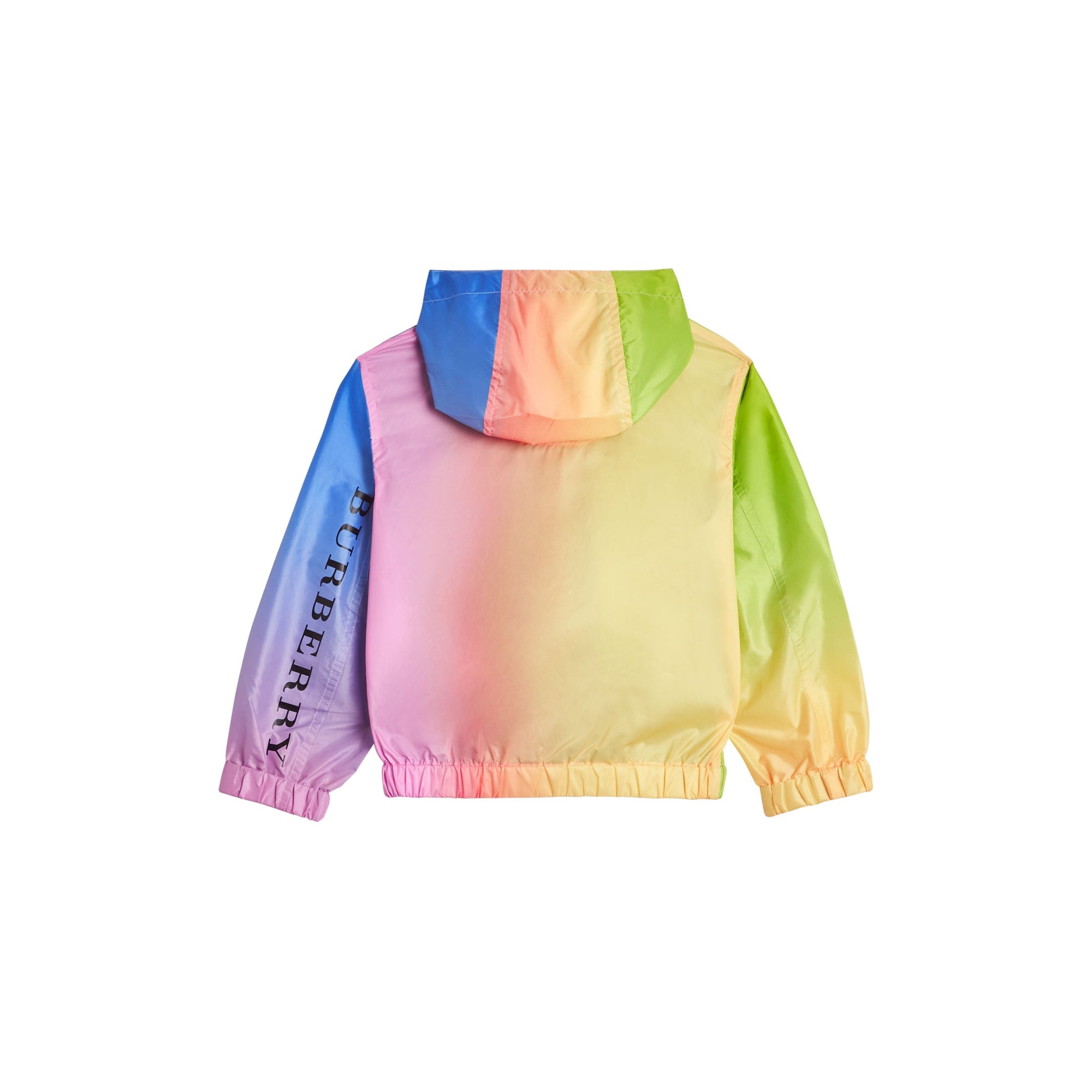 MULTICOLOUR Veste légère à capuche avec imprimé arc-en-ciel