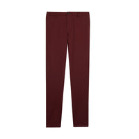 DARK CRIMSON Pantalon chino slim en coton