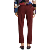 DARK CRIMSON Pantalon chino slim en coton