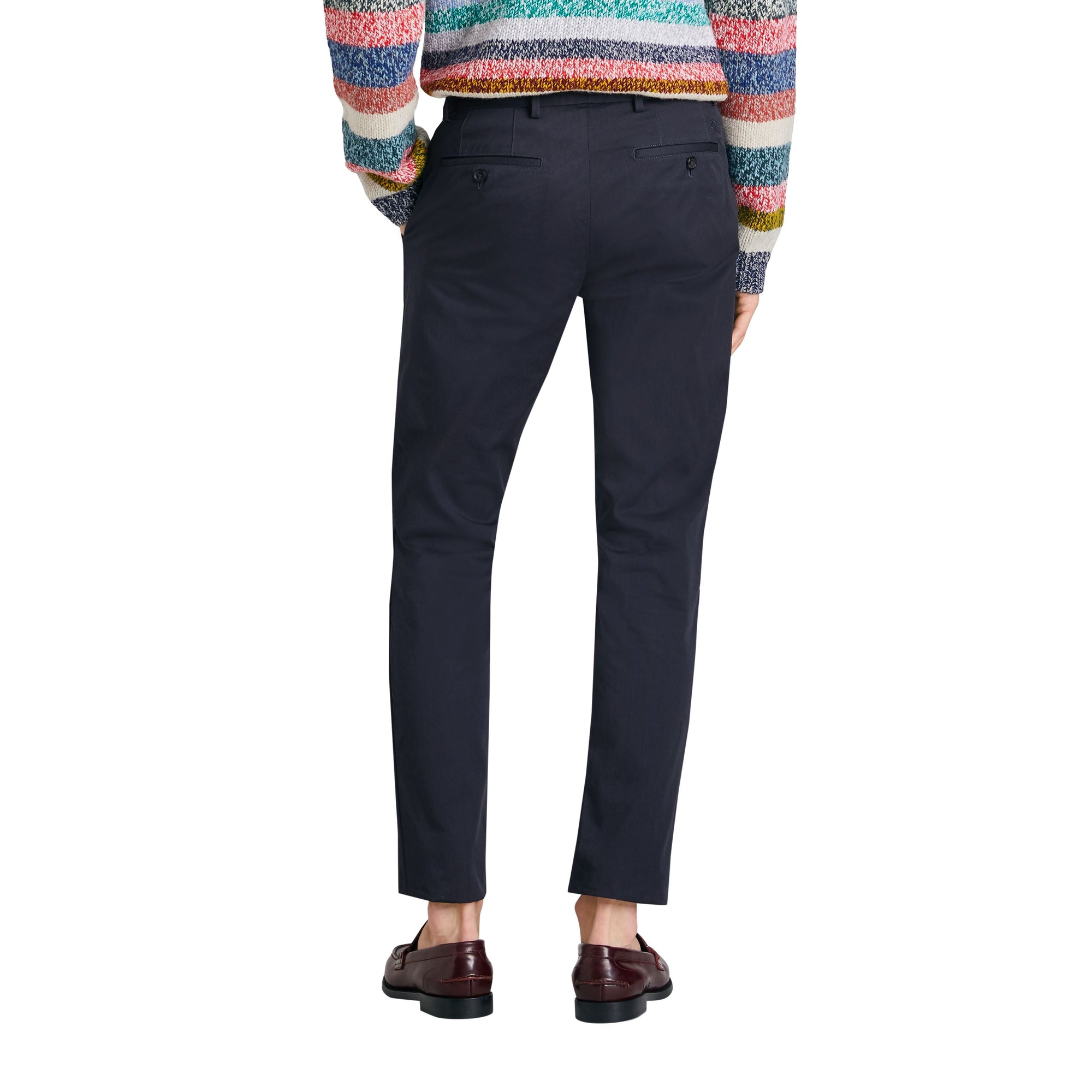 NAVY Pantalon chino slim en coton