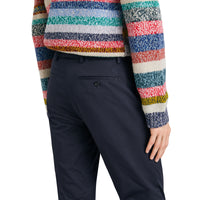 Pantalon chino slim en coton - Marine