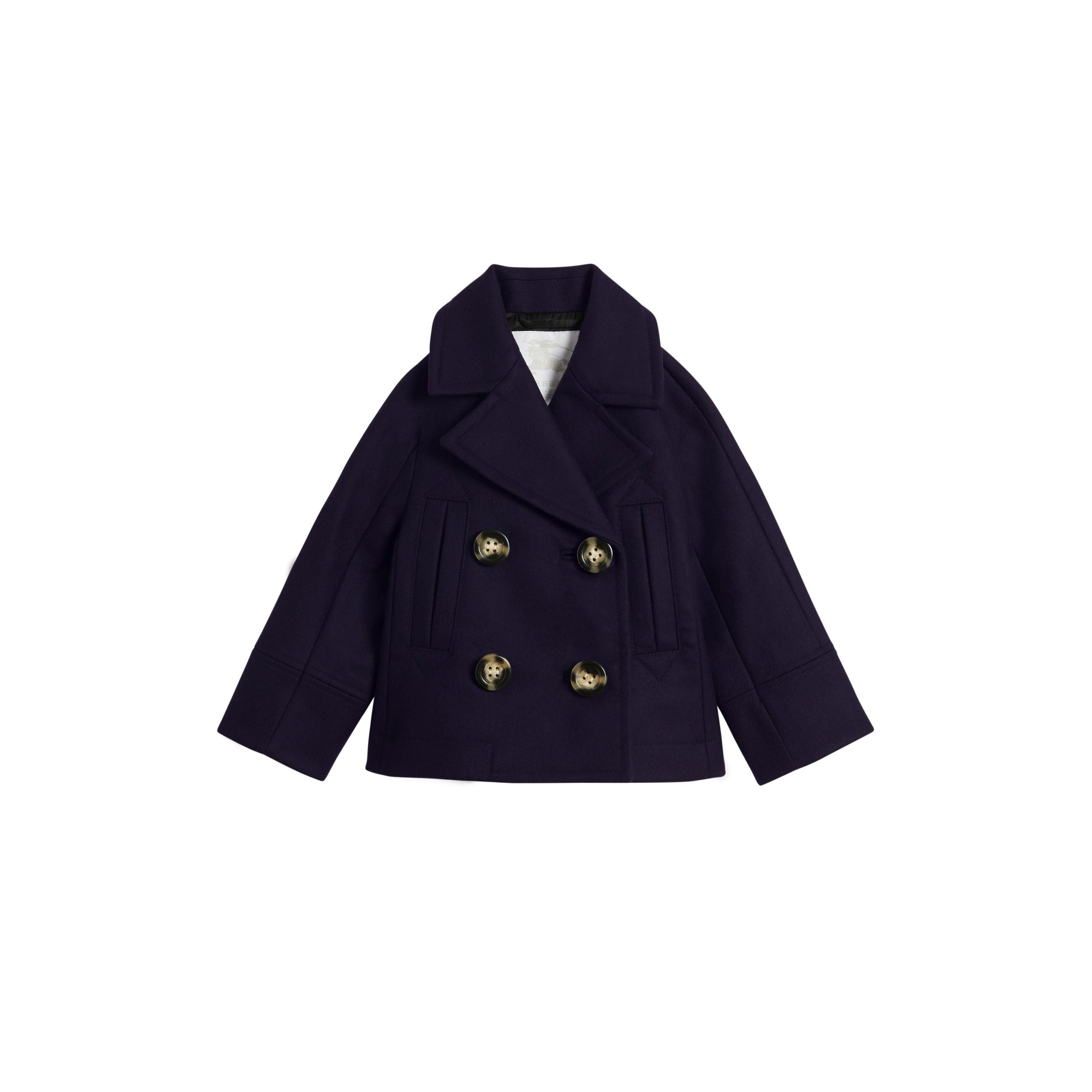 NAVY Caban court en laine