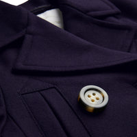 NAVY Caban court en laine