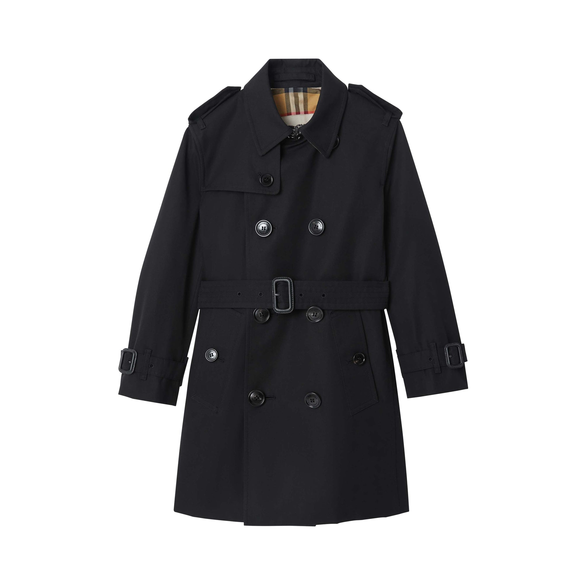 BLACK Trench en gabardine de coton