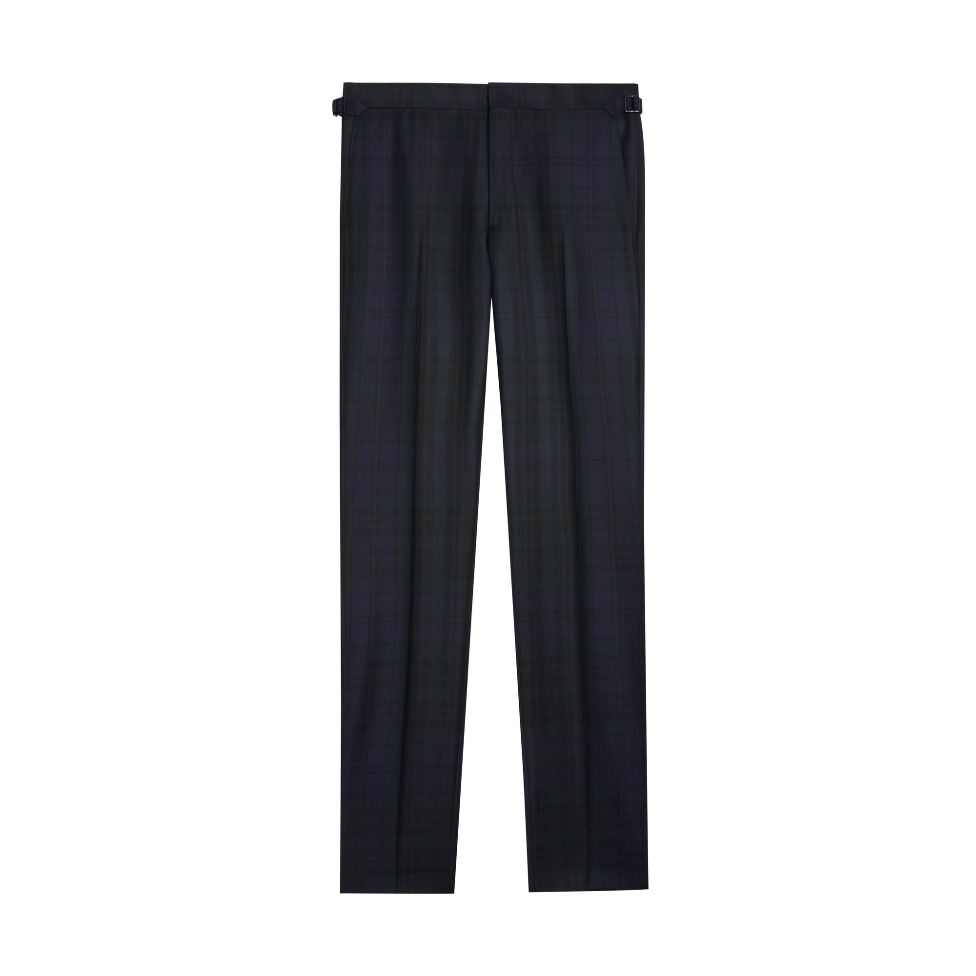 NAVY Costume de coupe Soho en sergé de laine tartan