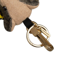 Bijou porte-clés Thomas bear avec trench à imprimé graffiti - Camel