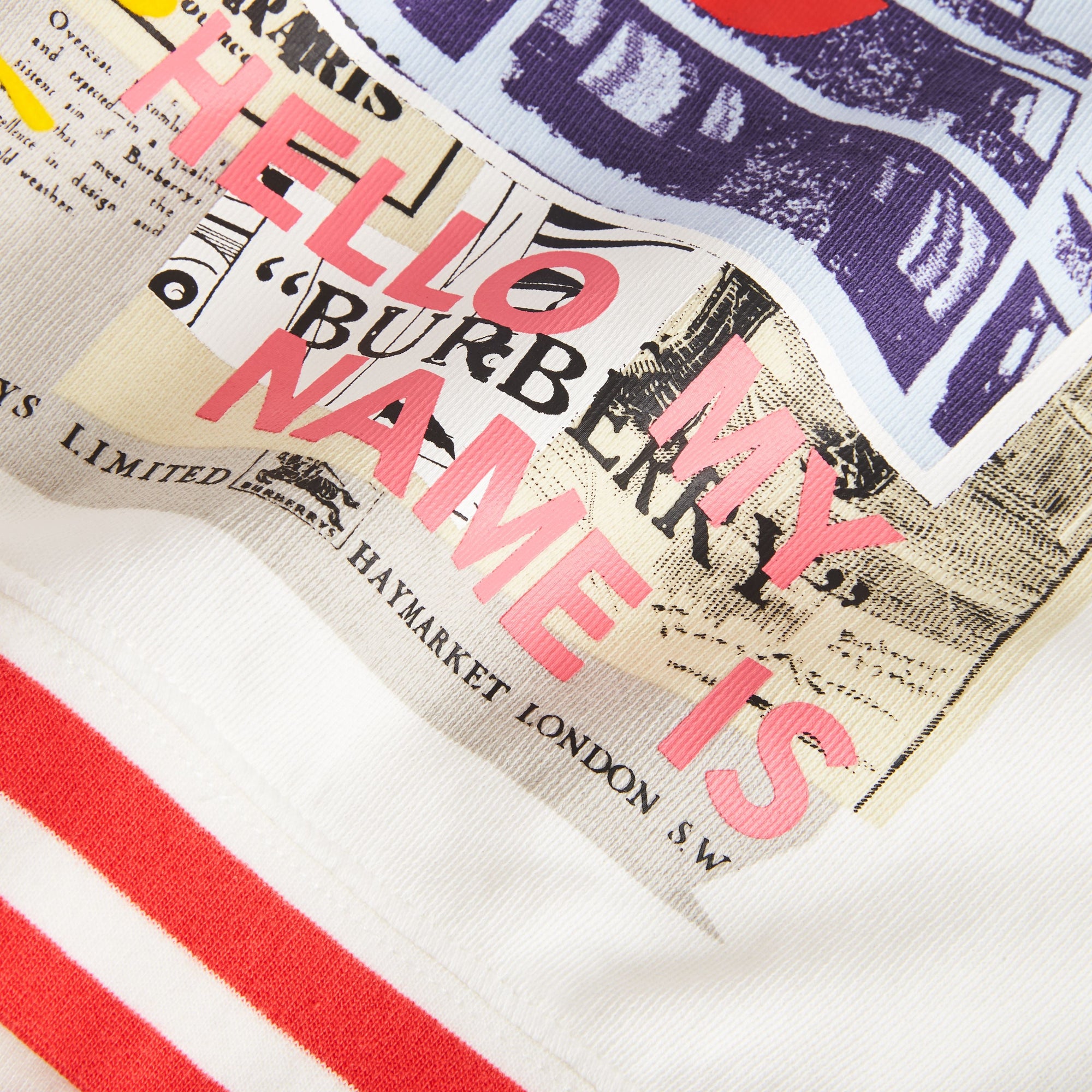IVORY Sweat-shirt en coton à imprimé polaroïd London