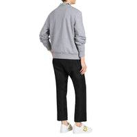 PALE GREY MELANGE Sweat-shirt avec imprimé étiquette en graffiti