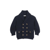 NAVY Cardigan façon caban en coton