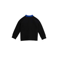 BLACK Cardigan en coton bicolore