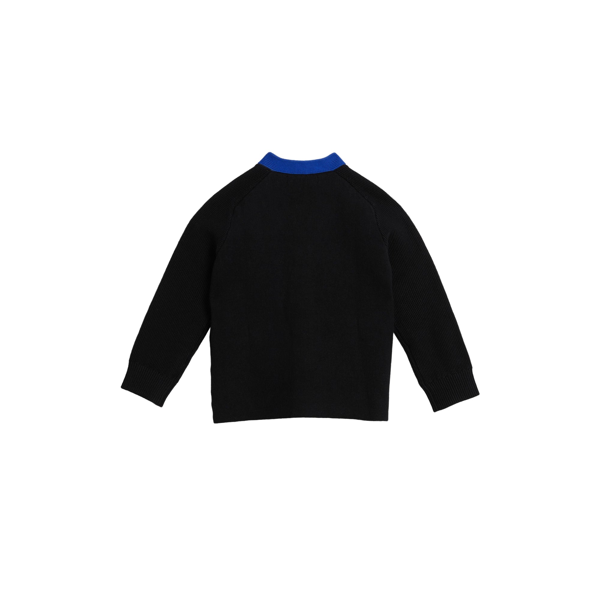 BLACK Cardigan en coton bicolore