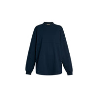 NAVY Haut oversize en coton avec logo imprimé