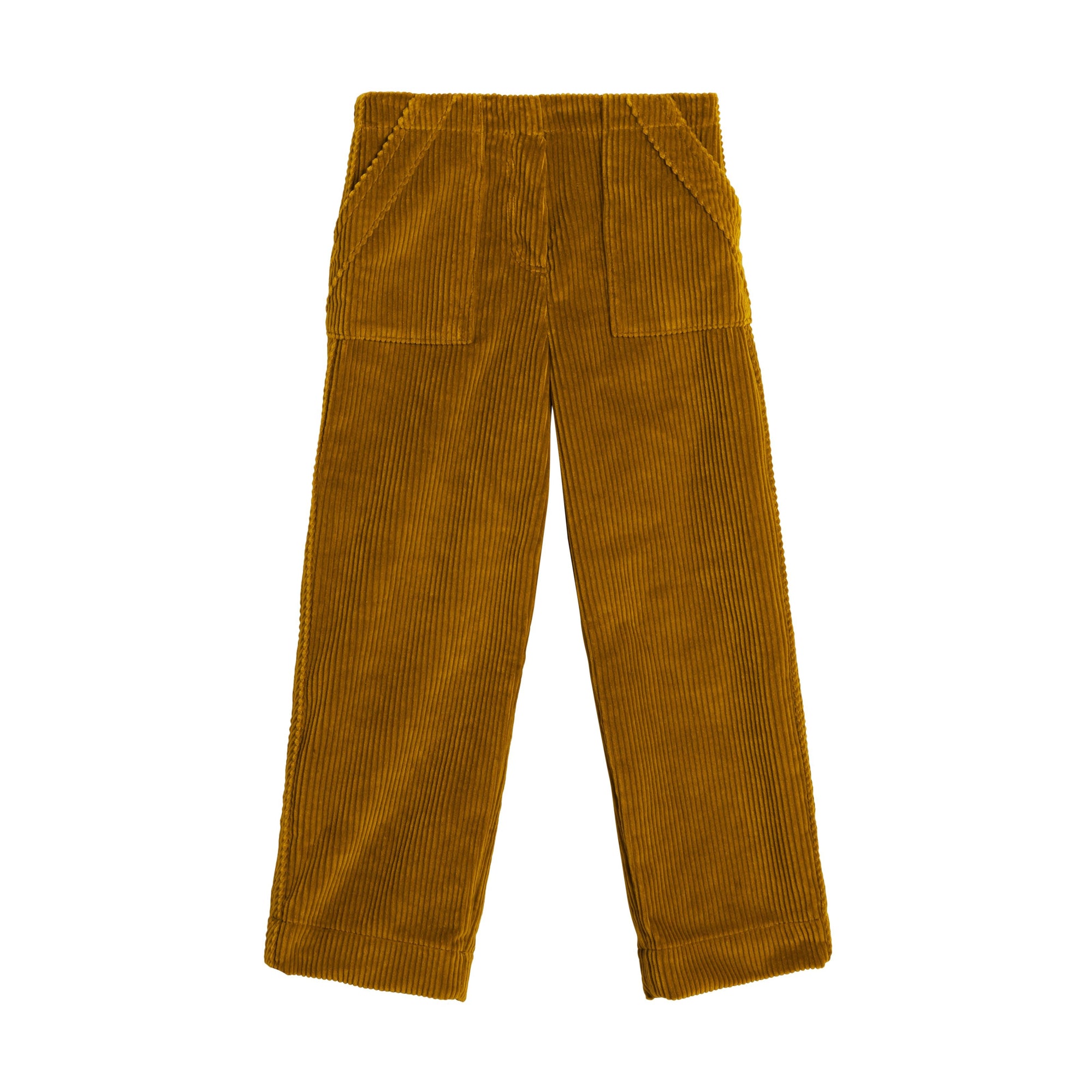 OCHRE Pantalon ample en velours côtelé