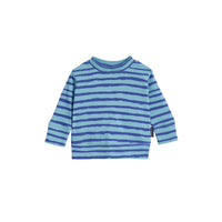 TEAL Coffret cadeau quatre pièces pour bébé en coton rayé