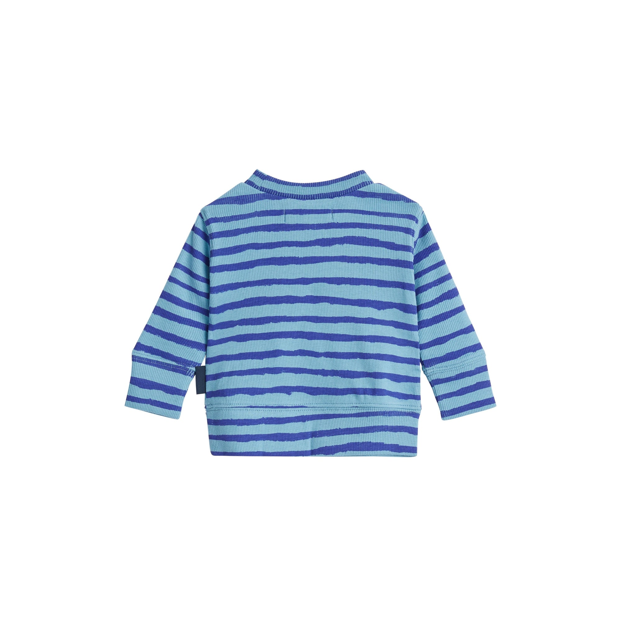 TEAL Coffret cadeau quatre pièces pour bébé en coton rayé