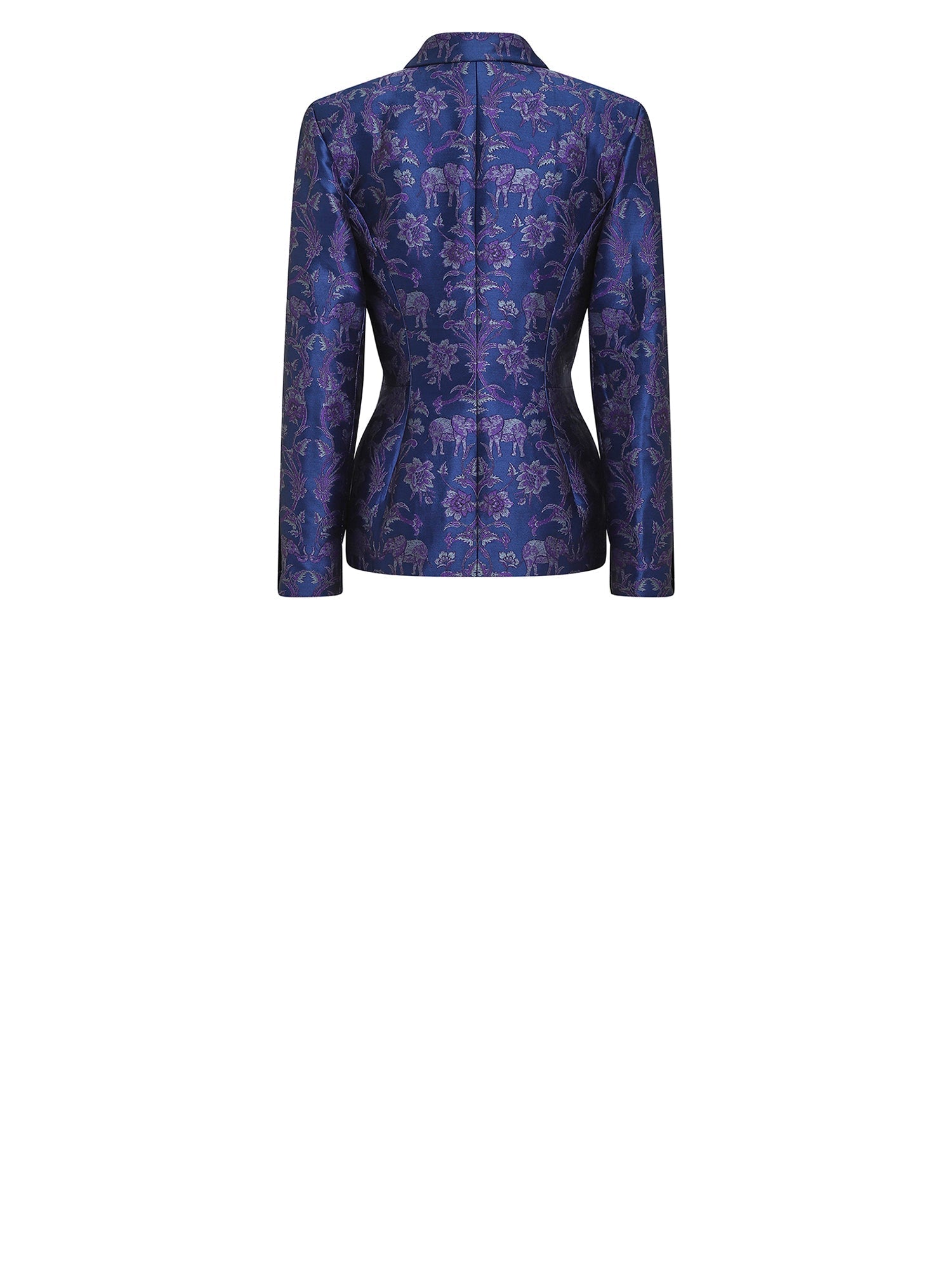 Veste A.Ferretti à imprimé Asie - Bleu