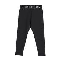 BLACK Legging en jersey extensible avec logo
