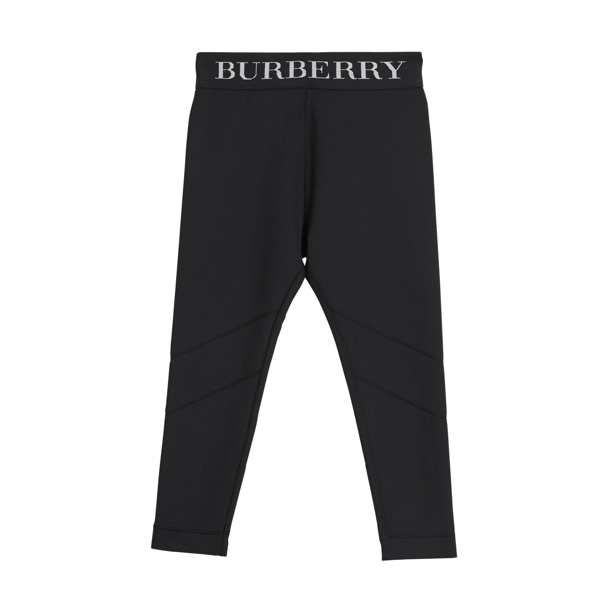 BLACK Legging en jersey extensible avec logo