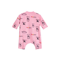 NEON PINK Coffret cadeau deux pièces pour bébé avec logo d'archive