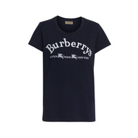 NAVY T-shirt en coton avec logo d'archive brodé