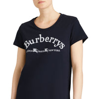 NAVY T-shirt en coton avec logo d'archive brodé