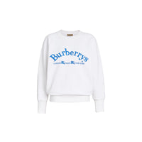 WHITE Sweat-shirt en jersey avec logo d'archive brodé