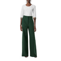 WHITE Haut en coton extensible avec détails check