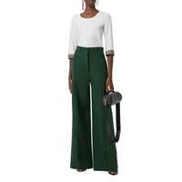 WHITE Haut en coton extensible avec détails check