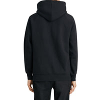 BLACK Sweat-shirt à capuche en jersey avec logo d'archive brodé