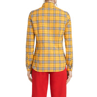 BRIGHT OCHR YLWIPCHK Chemise en coton à motif check