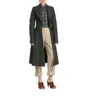 DARK FOREST GREEN CH Chemise en coton à motif check
