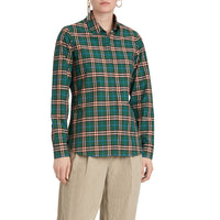 DARK FOREST GREEN CH Chemise en coton à motif check