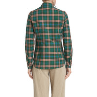 DARK FOREST GREEN CH Chemise en coton à motif check