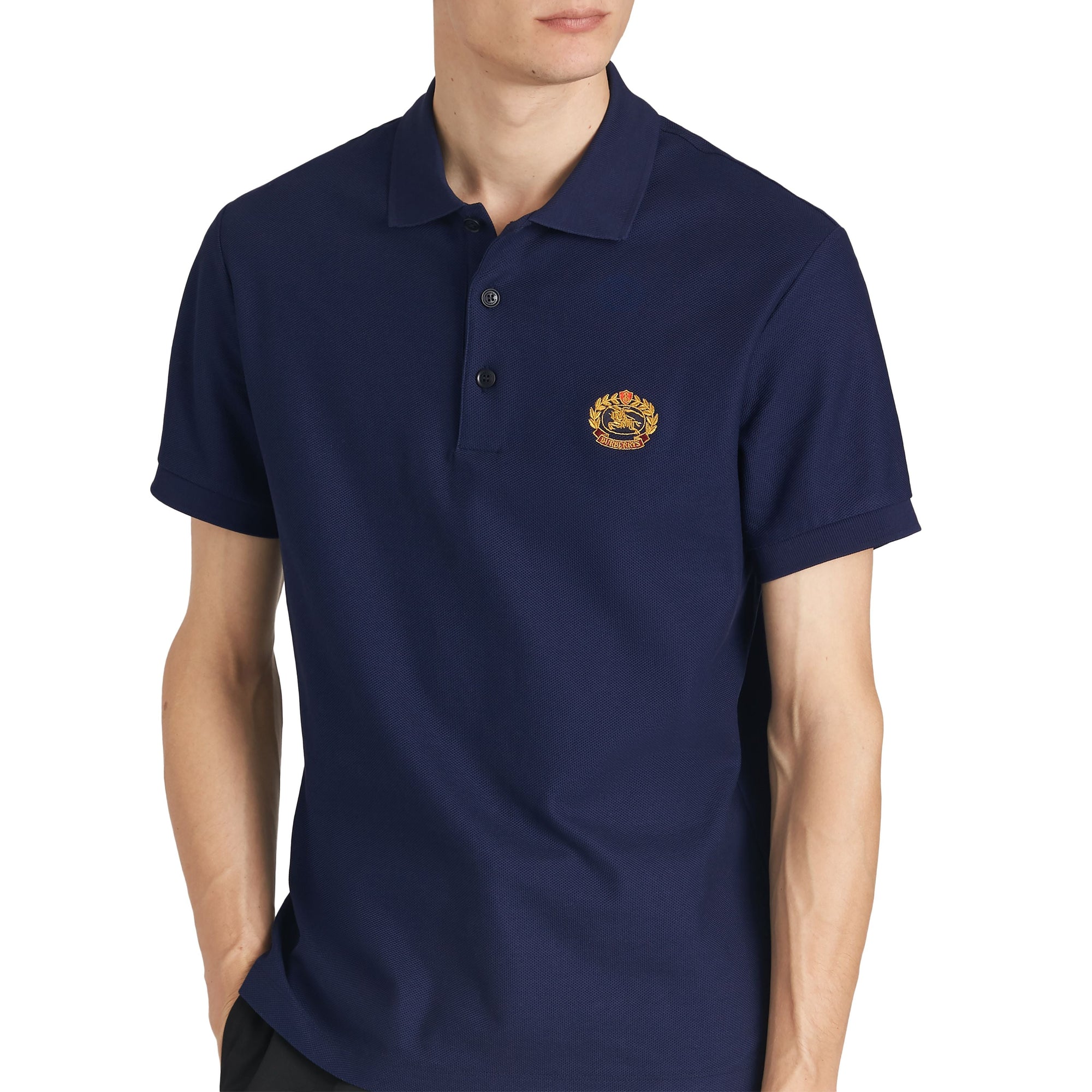 NAVY Polo en piqué de coton avec logo d'archive