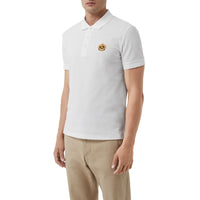 WHITE Polo en piqué de coton avec logo d'archive